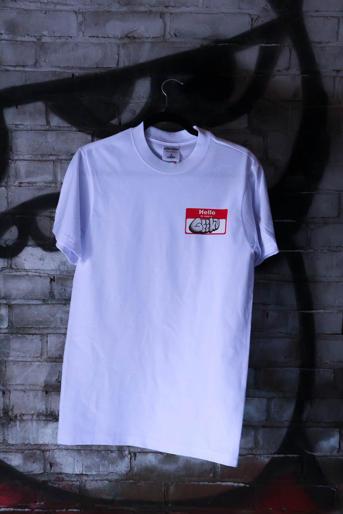 Hello Geekd (classic) white Short sleeve T-Shirt